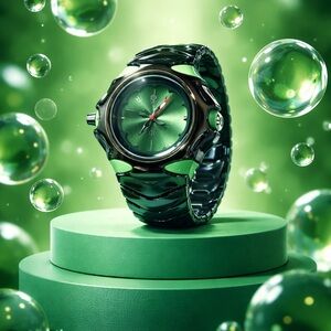 AJ Accessories Y2K Style Alien Crash Melt Twist Watch